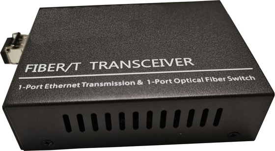 Bộ chuyển đổi phương tiện quang Ethernet 10/100 / 1000M Cáp quang SFP đơn hai chế độ