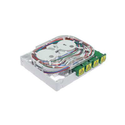 1core 2core 4core FTTH Faceplate SC LC Adapter UL94V0 ABS Treo tường FTTH Hộp Rosette