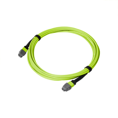 Multi Mode 24-Fiber Lime Green MPO MTP Cable Cáp quang 20m Độ dài Phạm vi nhiệt độ tối ưu