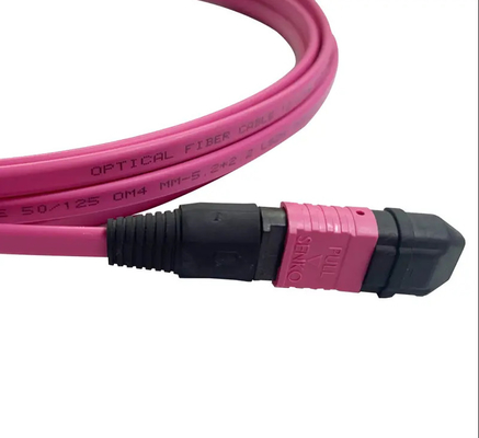 MPO MTP Zirconia Ceramic Connector 3.0mm Cáp đường kính -40.C đến 85.C PVC/LSZH Jacket 20m Độ dài