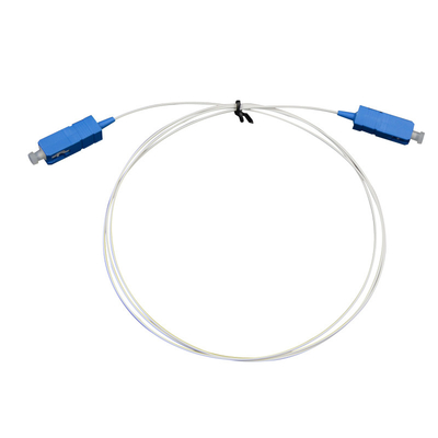 Cáp quang sợi tùy chỉnh màu trắng PVC áo khoác màu xanh / kết nối Aqua cho kết nối mạng ổn định