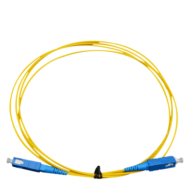 Cáp quang sợi tùy chỉnh màu trắng PVC áo khoác màu xanh / kết nối Aqua cho kết nối mạng ổn định