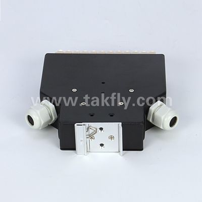Hộp đầu cuối DIN Đường sắt gắn nhôm LC/Sc Sx/Dx Sợi quang cho viễn thông FTTX