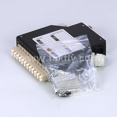 Hộp đầu cuối DIN Đường sắt gắn nhôm LC/Sc Sx/Dx Sợi quang cho viễn thông FTTX