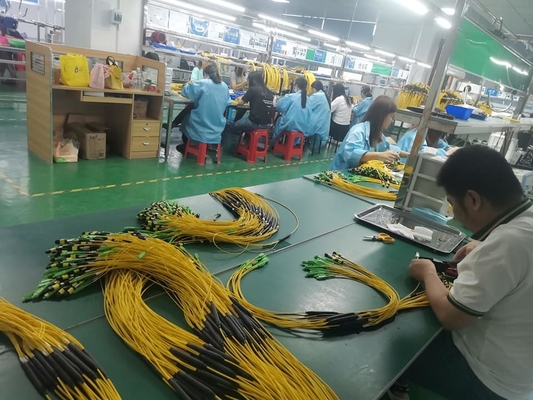 24 lõi MTP Trunk Cable Fiber Optic Jumper cho trung tâm dữ liệu FTTX PVC tùy chỉnh