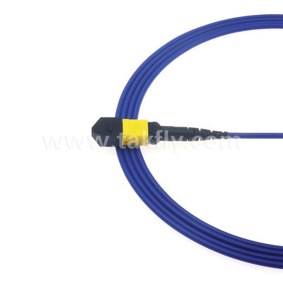 MPO / MTP Patchcord Cáp thân áo SM / MM Jumper Sợi quang cho Trung tâm dữ liệu AI FTTX Telecom