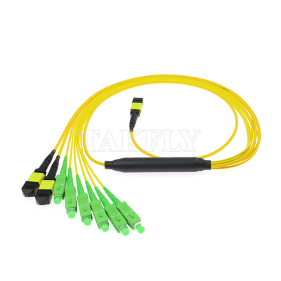 Không cần MTP Trunk Cable MPO/MTP SC/LC/FC/ST/MPO Fiber Optic Cable cho trung tâm dữ liệu