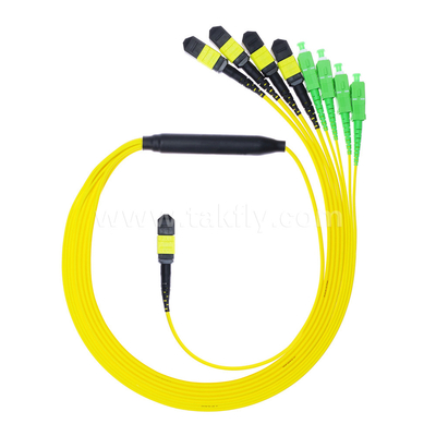 Không cần MTP Trunk Cable MPO/MTP SC/LC/FC/ST/MPO Fiber Optic Cable cho trung tâm dữ liệu