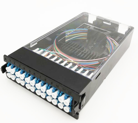 96F Cassette Adapter Panel 1U Rack Mount MPO Patch Panel cho Trung tâm dữ liệu Chiều cao 1U