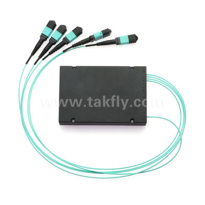 MPO/MTP Fanout Cable PLC Splitter 1x4 SM/MM Sợi quang cho trung tâm dữ liệu FTTX