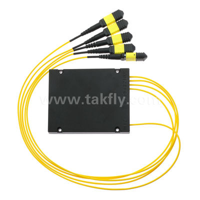 MPO/MTP Fanout Cable PLC Splitter 1x4 SM/MM Sợi quang cho trung tâm dữ liệu FTTX