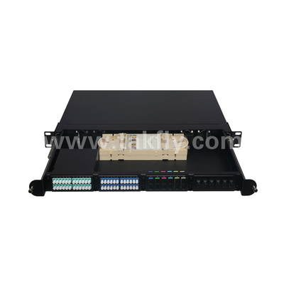 1U Rack Mount 24F MPO-LC MTP Patch Panel mật độ cao 96F Cho trung tâm dữ liệu