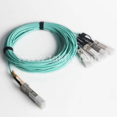 100Gb/s QSFP28 đến 4x SFP28 Breakout Cáp quang hoạt động AOC Cáp truyền dữ liệu nhanh