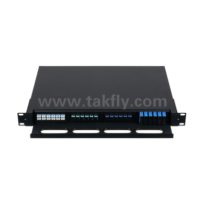 Bộ sạc MPO Fiber Optic có thể tùy biến MTP Patch Panel Loại trượt cho trung tâm dữ liệu FTTX