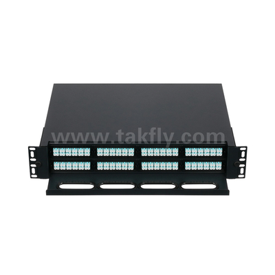 Bộ sạc MPO Fiber Optic có thể tùy biến MTP Patch Panel Loại trượt cho trung tâm dữ liệu FTTX
