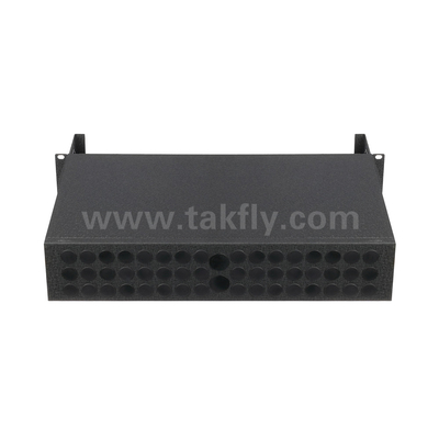 Black Fiber Optic MPO Cassette MTP Patch Panel Management cho Trung tâm dữ liệu FTTX