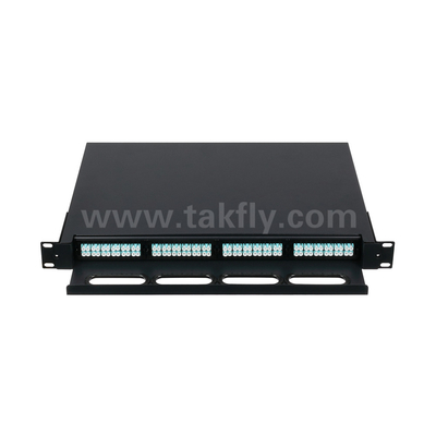 Bộ sạc MPO Fiber Optic có thể tùy biến MTP Patch Panel Loại trượt cho trung tâm dữ liệu FTTX
