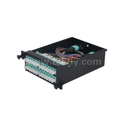 Sợi quang MPO Cassette MTP Patch Panel Alloy nhôm quản lý loại trượt cho trung tâm dữ liệu FTTX