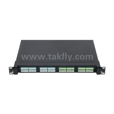 Quản lý bảng vá MPO / MTP Cassette Hợp kim nhôm Loại sợi quang có thể trượt cho cáp FTTX của trung tâm dữ liệu