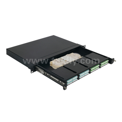 Sợi quang MPO Cassette MTP Patch Panel Alloy nhôm quản lý loại trượt cho trung tâm dữ liệu FTTX