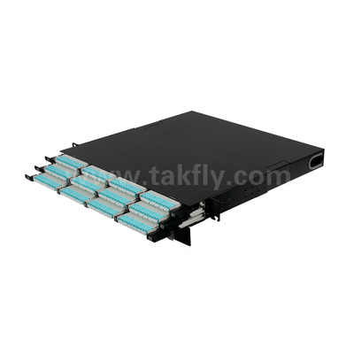 Sợi quang MPO Cassette MTP Patch Panel 144 lõi mật độ siêu cao cho trung tâm dữ liệu FTTX