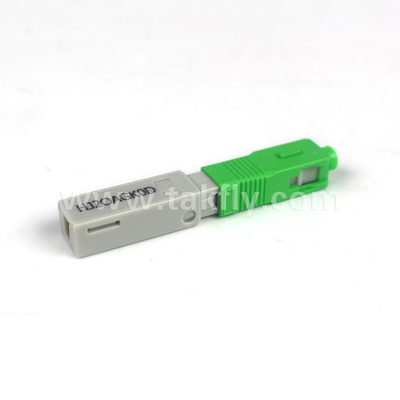 SC/APC Field Installable Fast Connector Embedded-APC cho chế độ sợi nhựa OM1 62.5/125μm