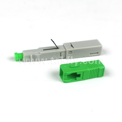 SC/APC Field Installable Fast Connector Embedded-APC cho chế độ sợi nhựa OM1 62.5/125μm