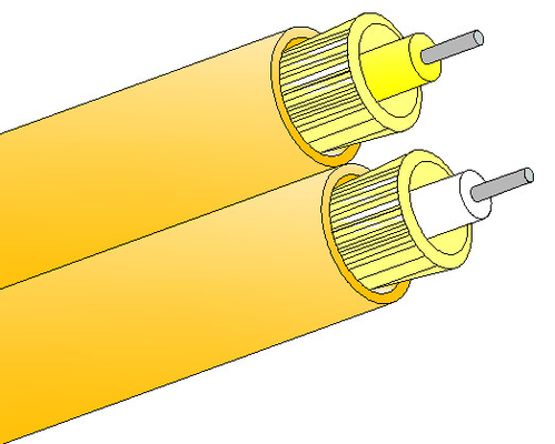 Duplex 8 Cáp quang sợi suy giảm và SC FC ST LC MPO MU MTRJ D4 SMA Connector