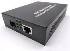 Bộ chuyển đổi phương tiện không quản lý 10G với cổng SFP + &amp; RJ45