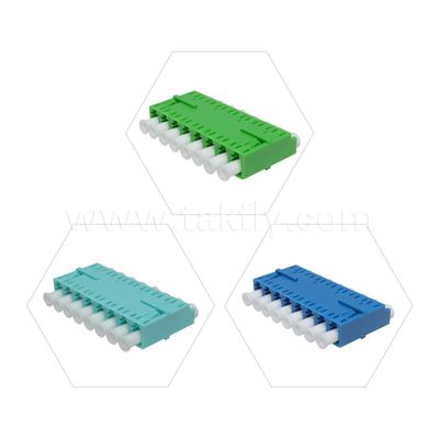 LC Adapter Cable Coupler APC/UPC SM/MM Simplex/Duplex/Quad/6 cách/8 cách Sợi quang cho Trung tâm dữ liệu FTTH
