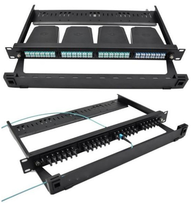 1U MPO MTP Fiber Optic Patch Panel 24 Cổng cho Trung tâm dữ liệu