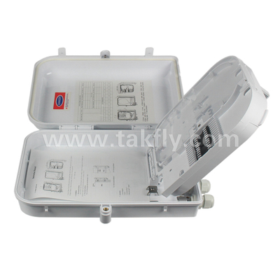 16 cổng Fiber Optic kết thúc hộp trọng lượng nhẹ chèn và kéo ra cuộc sống 1000 lần FTTx Cable kết thúc hộp