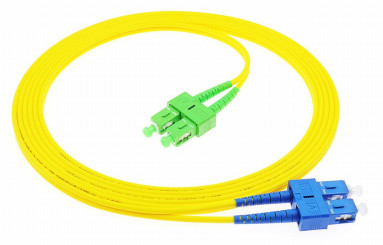 3.0mm Cáp đường kính SC-SC Simplex/Duplex Fiber Optic Patch Cord với Returnloss UPCSM≥50dB APCS≥60dB