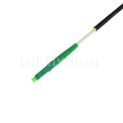 Telecom Grade CPR Dca Chứng nhận 4.5mm Double Shealth Fiber Optic Patchcord SM G657AB3 LSZH Black Jacket SCAPC đến LCAPC