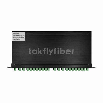 16CH DWDM MUX DEMUX với cổng giám sát và mở rộng 1625nm OTDR và EDFA