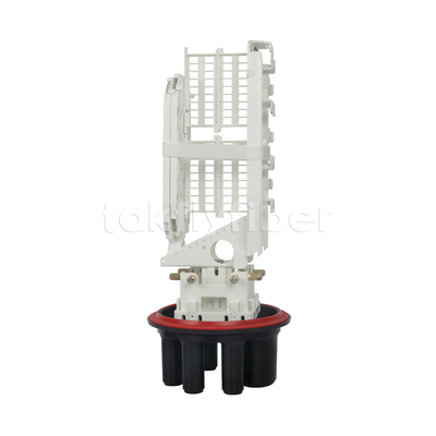 TK-SC- R05A-64SC Series Fiber Optic Splice Closure được sử dụng trong ống dẫn chôn trên cao cho Ftth