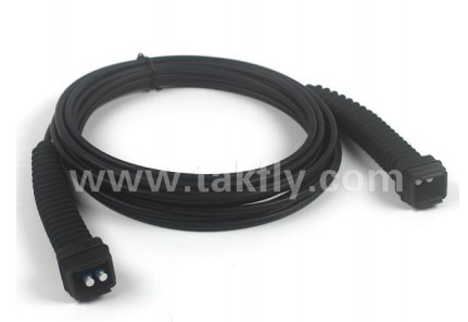 NSN-DLC dây cáp dán sợi chống nước cho LTE LSZH Vật liệu vỏ bên ngoài Diameter cáp 5,0mm