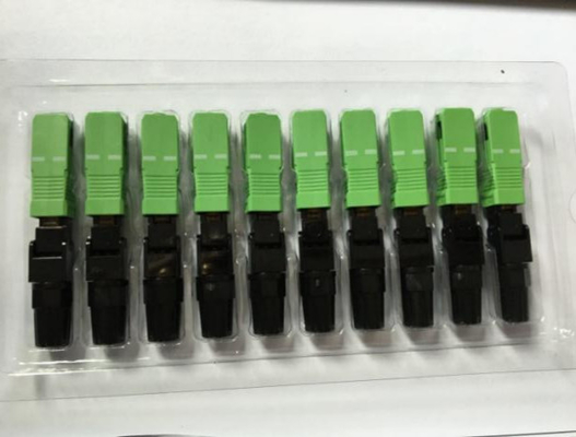 Fast Connect Fiber Connectors For Drop Cable / Cable trong nhà với khóa giữ độ tin cậy sợi