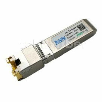10GBASE-T SFP + Copper Transceiver Compact RJ-45 bộ kết nối