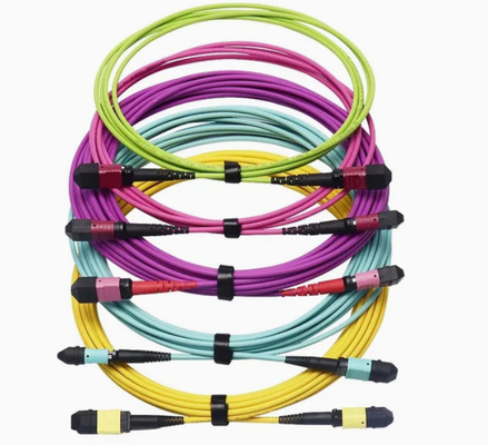 Sợi quang FTTH Patch Cord Trunk Cable PVC Material Panel MPO Sợi cáp