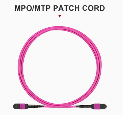 Cáp vá quang sợi MPO/MTP linh hoạt 12 sợi -20C-70C cho môi trường khác nhau