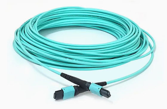 8/12/24core 2m-50m Độ dày đặc cao PVC/LSZH UL Chứng nhận nữ/ nam MPO-MPO Sm Om3 Om4 Om5 Trunk Cable Patch Cord Fiber Optic Jumper