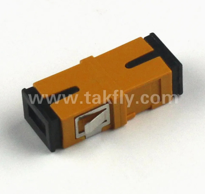 Phù hợp với RoHS FTTH SC Simplex Duplex Fiber Optic Adapter Nhiệt độ hoạt động -40- 85C Loss Return ≥45dB