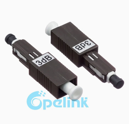 1310/1550nm Mu / PC Fiber Optic Attenuator -30dB Phạm vi nhiệt độ rộng từ nam đến nữ