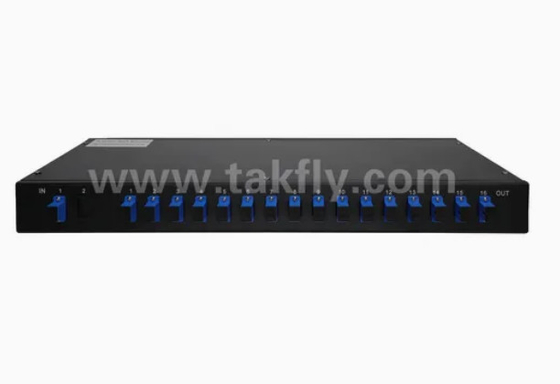 Gpon Epon 32 Port Rack Mount Fiber Optical Splitter Sc / APC Connector Độ tin cậy và ổn định cao