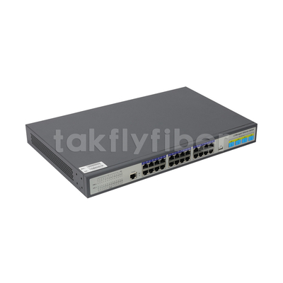 Layer3 Quản lý 24 cổng Gigabit PoE chuyển đổi với 4 X 10G SFP