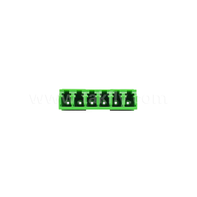 LC/APC 6 Ways Adapter, SM OS2, Xanh, Không có Flange Mode đơn cho mạng