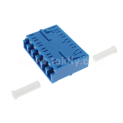 LC/UPC 6 Ways Adapter, SM OS2, Blue,Without Flange Single Mode cho mạng
