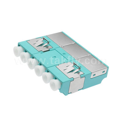 Bộ chuyển đổi chống bụi APC Polishing 6 cổng LC Quad V2 cho kết nối cáp quang nhanh chóng và chính xác