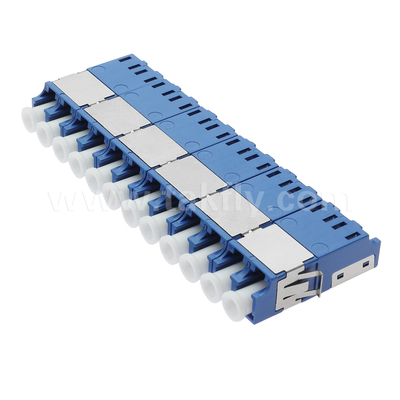 High Density LC Fiber Optic Adapter 6/8/12 Ways APC UPC đơn / đa chế độ